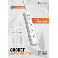 ราคา ปลั๊กไฟ Lumira LS 702 LS 703 LS 704 1Switch 2Socket 2USB 1USB C (20799708035)