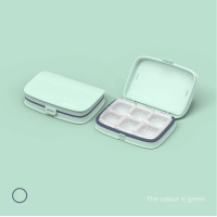 ราคา กล่องใส่ยาพกพา 6 ช่อง กันน้ำได้ กล่องยาขนาดเล็ก กะทัดรัด ตลับยา กล่องยาพกพา กล่องยาแบบพกพา ตลับใส่ยา กล่องยาแยกยา กล่องใส่ยา (21383782736)