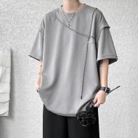 ราคา mens summer t shirts with fine sine short sleeve short sleeve short sleeve t shirt (21641055838)