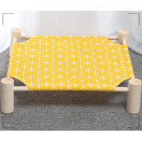 ราคา พร้อมส่ง ที่นอนแมวขาไม้ เปลแมวขาไม้ ตั้งพื้น เตียงนอนแมว ที่นอนแมว หมา เปลแมว สุนัข (5478346005)