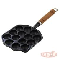 ราคา IQ Joy กระทะทำทาโกะยากิ แบบ 12 ลูก ขนาดลูกละ 4 ซม ใช้กับเตาแก็ส กระทะหลุม กระทะทำขนม กระทะทาโกยากิ (21395214515)