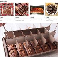 ราคา ถาดอบขนม ชุดถาดอบบราวนี่ Brownie pan set ถาดอบบราวนี่ 18 ช่อง ช่วยให้การทำบราวนี่เป็นเรื่องง่าย อบขนม (21408677100)