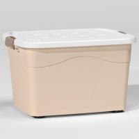 ราคา กล่องเก็บของ ลังใส่ของ สีใส สีชมพู กล่องพลาสติก กล่องใส่ของอเนกประสงค์ กล่องขนาดเล็กและใหญ่ (16509963602)