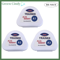 ราคา Green Cindy ทันตกรรมจัดฟันชุด3ขั้นตอนซิลิโคนการจัดตำแหน่งเทรนเนอร์ฟัน Retainer (21248508014)