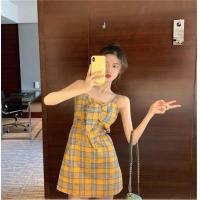ราคา AVA DRESS เดรส ซีรีย์สายเดี่ยว สีเหลืองลายสก็อต โบว์หน้า สวยมาก สไตล์ เกาหลี แขนสั้น แฟชั่นเกาหลี สวยเก๋ ผ้านิ่ม ใส่สบาย รหัสสินค้า 18095 (1705600867)
