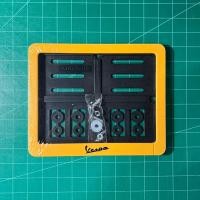 ราคา VESPA กรอบทะเบียนเวสป้า กรอบป้าย กรอบป้ายทะเบียนvespa VESPA (21317906698)