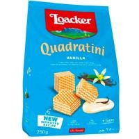 ราคา ล็อคเกอร์ ควอดราตินี ช็อกโกแลต เวเฟอร์สอดไส้ครีมช็อกโกแลต 250 กรัม Loacker Quadratini Chocolate 250 g ขนม เวเฟอร์ loacker ขนมกินเล่น ช็อกโกแลต (20694230647)