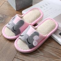 ราคา รองเท้าแตะในบ้านผ้าลินิน สลิปเปอร์ รองเท้าใส่ในออฟฟิศ (10960414916)