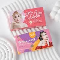 ราคา สบู่ไวท์ออร่า สูตรแครอท WHITE AURA MIRACLE CARROT SOAP ขนาด 160 กรัม สบู่โสม ไวท์ออร่า สูตรโสม WHITE AURA GINSENG HERBAL SOAP 160 กรัม (21567242197)