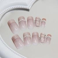 ราคา PPHOO เล็บปลอม เล็บมือ สำเร็จรูป กริตเตอร์ ประกายเงิน แถมกาวติดเล็บ (21696399563)