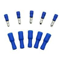 ราคา 100pcs Insulated Electrical Wire Crimp Connector 22 10AWG Female Male Bullet Butt Terminals Assorted Car Accessories (20767182702)