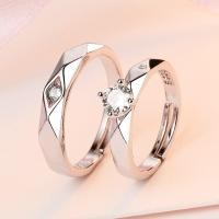 ราคา คลังสินค้าพร้อม 39 แบบ Cincin คู่เงิน 925 แหวนเพชรแท้ Cincin perak แหวนปรับได้ (20619225624)