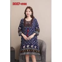 ราคา มินิเดรสสาวอวบสไตล์โบฮีเมียน (21580077783)