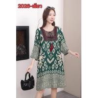 ราคา มินิเดรสสาวอวบสไตล์โบฮีเมียน (21580077777)