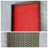 ราคา ถาดเรียบขนาด8 12นิ้วถาดกำมะหยี่ถาดวางพระะถาดวางสินค้า (21811919037)