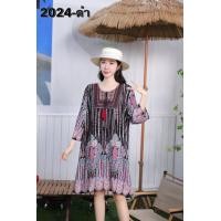 ราคา มินิเดรสสาวอวบสไตล์โบฮีเมียน (21580077771)