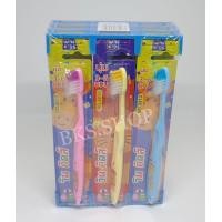 ราคา แปรงสีฟันสำหรับเด็ก 12ด้าม แพ็ค อายุ1 3ปี อายุ 3 6ปีอายุ6 12ปี ยี่ห้อ WIN KIDS (19829354918)