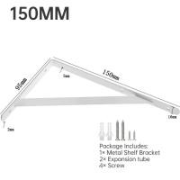 ราคา Hourser ตัวยึดชั้นวางของหนักติดผนังตัวแอลเหล็กฉากที่ตั้งโลหะสำหรับชั้นวางของชั้นวางติดผนังรองรับไม้ค้ำ (18459706903)