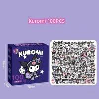 ราคา SANRIO Kuromi Melody Hello Kitty อบเชย Pom Pom Purin กล่องสติกเกอร์การ์ตูนน่ารัก Pochacco (21769201242)