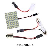 ราคา Xps Car Interior Dome Reading Lights COB 12 24 36 48SMD Festoon Dome Panel Light ไฟอ่านหนังสือ LED สีขาว (16231927922)