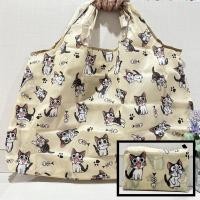 ราคา Sunniegiftshop พร้อมส่ง กระเป๋าผ้าลดโลกร้อน ถุงผ้าshopping ลายการ์ตูน ลายดอกไม้ ลายทาง ใบใหญ่ (21742401299)