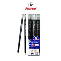 ราคา สินค้าพรีออเดอร์ Horse ตราม้า ดินสอวาดเขียน แท่งสามเหลี่ยม H 8800 จำนวน 1 แท่ง (21818443581)