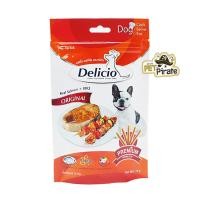 ราคา Delicio Original ขนมแท่งนิ่มสำหรับสุนัข เหนียวนุ่ม กลิ่นหอม เคี้ยวเพลิน มี 4 รสชาติ บรรจุ 70 กรัม (1324378097)