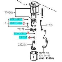 ราคา ของแท้ 90301 04017 โอริงกรองเชื้อเพลง โอริงปั๊มน้ำมันเชื้อเพลิง โตโยต้า วีออส Toyota Vios ส่งเลขตัวถังก่อนสั่ง (21795488523)