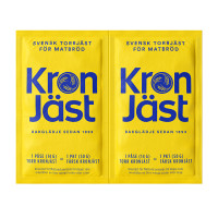 ราคา Dry Yeast for Bread and Sweet Doughs KronJäst Torrjäst för Matbröd Söta Degar (19646849237)