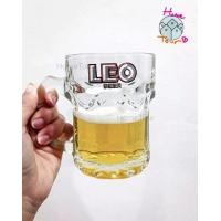 ราคา แก้วเบียร์ แก้วเบียร์มีหู แก้วน้ำมีหู แก้วใส แก้วเหล้า UG 332 355 ml (19447344230)