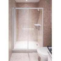 ราคา ชาวเวอร์คิง ฉากกั้นอาบน้ำ D I Y Shower in a Box Series รุ่น SA03 บานเลื่อน2ตอน ขนาดสั่งตัด W100 120 H180ซม กระจกนิรภัยเทมเปอร์มอก หนา 4มม (10896130895)