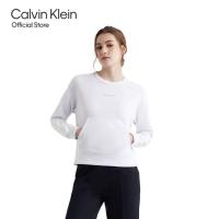 ราคา CALVIN KLEIN เสื้อสเวตเชิ้ตผู้หญิง ทรง Relaxed รุ่น 4WS4W341 540 สีขาว (21727685927)