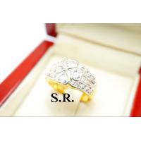 ราคา S R แหวนเพรช แหวนทองเพชร แหวนทองเพรช น้ำหนัก 1 20 กะรัต เพชรน้ำ100 ขาวสวยไฟดีน้ำหนักเพชรเม็ดละ 2 ตัง พร้อมใบรับรองสินค้า เคลือบทองคำแท้100 (21752475820)