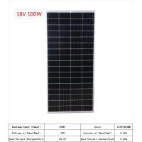 ราคา แผงโซลาร์เซลล์ monocrystalline solar cell 12V 50W 80W 100W solar panel (21715582427)
