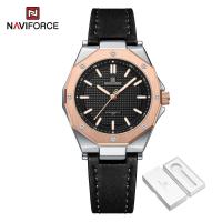 ราคา NAVIFORCE Original Women Watch Casual Fashion Elegant Ladies Wristwatch Leather Strap Waterproof Watches Luminous Display (21746326001)