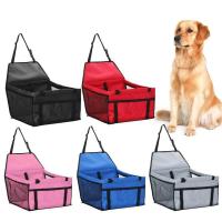 ราคา Pet Dog Car Seat Bag Waterproof Dog Mat Basket Folding Hammock Pet Carrier Hanging Bag For Small Dog Cat Safety Traveling Mesh (1565176298)