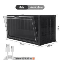 ราคา กล่องโชว์ ชั้นวางโมเดล กล่องอะคริลิคใส ที่โชว์โมเดล กล่องโชว์โมเดลคอนเทนเนอร์ กล่องใส่โมเดล มีความแข็งแรงทนทาน (21631261901)