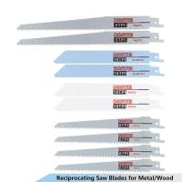 ราคา ใบเลื่อยชัก ไฟฟ้า แบบชุด ตัด ไม้เนื้ออ่อน เนื้อแข็ง เหล็ก ชุด 10 ใบ 10pcs Jig Saw Blades Reciprocating Saw Blade Hand saw Saber Saw blade For Wood Metal Reciprocating Saw Power Tools Accessories (1656