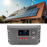 ราคา คอนโทรลเลอร์ชาร์จพลังงานแสงอาทิตย์ MPPT ติดตามชาร์จ 12V 24V ปรับอัตโนมัติ LCD แผงควบคุมพลังงานแสงอาทิตย์ 2 DC USB (21063299712)