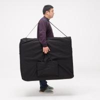 ราคา กระเป๋าใส่เตียงนวดตัวสปา มีหูหิ้วและสายสะพาย กระเป๋าผ้าใบ กันน้ำ 186x60cm สีดำ (20799273193)