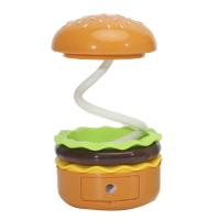 ราคา Cute Desk Lamp Hamburger Small Desk Lamp for Kids with Adjustable Neck Touch Switch with Pencil Sharpener (21148791561)