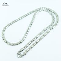 ราคา U05 ลายผ่าหวายแบน สีเงิน ห้อยพระได้หลายองค์ สร้อยคอสแตนเลส สร้อยพระ สร้อยคอ สร้อยสแตนเลส สร้อยคอสแตนเลสแท้ (10090819522)