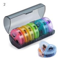 ราคา กล่องใส่ยา pill box กล่องใส่ยาพกพา ตลับยา 10 กริด ภาชนะใส่ยา pill organizer ตลับยาพกพา7วัน กระเป๋าเก็บยาTravel Pill Case L146 (21688472249)