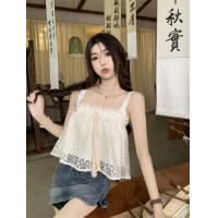 ราคา มีทั้งหมด3สี สายเดี่ยว เสื้อกล้ามถักไหมพรม ฉลุอก ยืดกำลัง ลายลูกไม้ 002114 (21480325593)