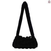 ราคา All match Women Bags Soft Warm Plush Heart Pattern Handbags Lady Zipper Mini Armpit Bag Winter Warm Fabric Shopping Bag (17364345159)