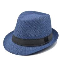 ราคา หมวกปานามาสาน ผู้ใหญ่ Straw Fedora สต็อคส่งจากไทย รอบหมวกด้านใน 58 ซม (18841981274)