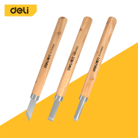 ราคา Deli ชุดมีดแกะสลัก แกะสลักไม้ แกะสลักอาหาร ใส่กล่องพกพา ตกแต่งงานไม้ งานแกะสลัก 3เล่ม 6เล่ม Carving Knife (21514456779)