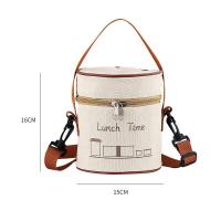 ราคา กระเป๋าเก็บอุณหภูมิสีครีม สำหรับใส่กล่องข้าว มีสายสะพาย ได้เฉพาะกระเป๋า1ใบ มี 3 ขนาด C175 (21630634084)