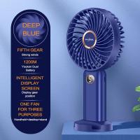ราคา GOOJODOQ 2024 New Desktop Mini Fan USB Charging Office Small Fan Electric Fan Rechargeable Fan For Student (21790172739)