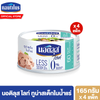 ราคา แพ็ก 4 นอติลุส ปลาทูน่ากระป๋อง 165 185 กรัม (21612414324)